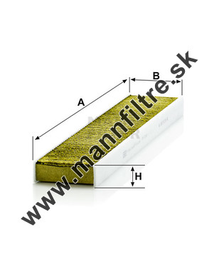 Kabínový filter MANN FILTER FP 5141