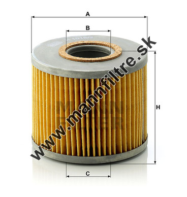 Olejový filter MANN FILTER H 1018/2 n