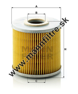 Olejový filter MANN FILTER H 1029/1 n