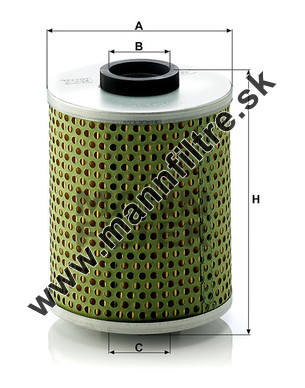 Olejový filter MANN FILTER H 1034/4