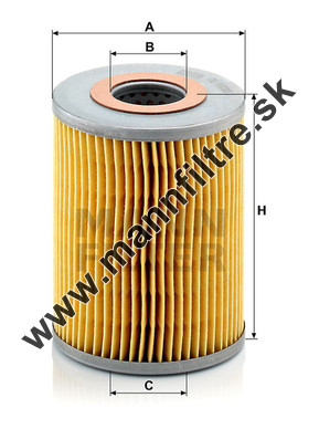 Olejový filter MANN FILTER H 1038