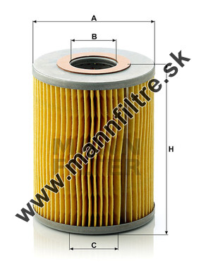 Olejový filter MANN FILTER H 1038 x