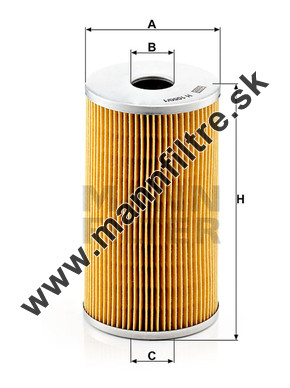 Olejový filter MANN FILTER H 1050/1