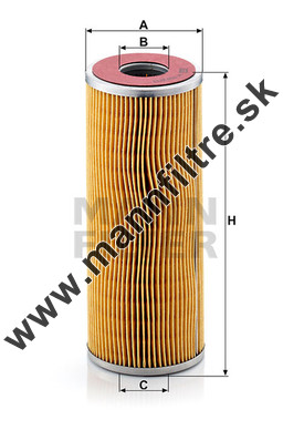 Olejový filter MANN FILTER H 1072/11 x