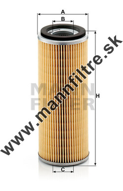 Olejový filter MANN FILTER H 1076