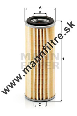 Olejový filter MANN FILTER H 1076 x