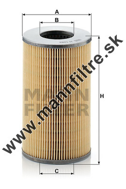 Olejový filter MANN FILTER H 1282 x