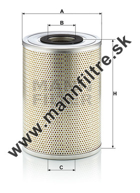 Olejový filter MANN FILTER H 1815