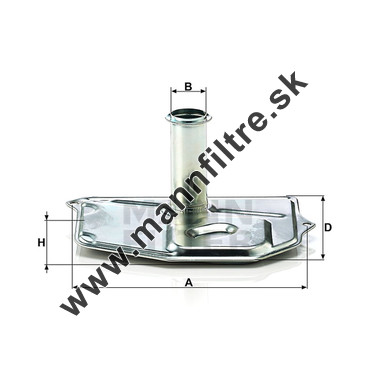 Filter automatickej prevodovky MANN FILTER H 187/1 KIT