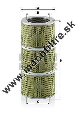 Olejový filter MANN FILTER H 18 265