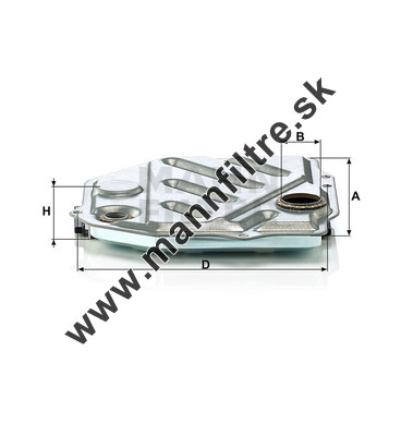 Filter automatickej prevodovky MANN FILTER H 1914/2 KIT