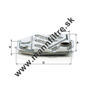 Filter automatickej prevodovky MANN FILTER H 2014