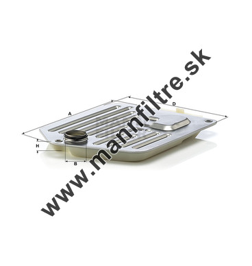Filter automatickej prevodovky MANN FILTER H 2522/1 x KIT