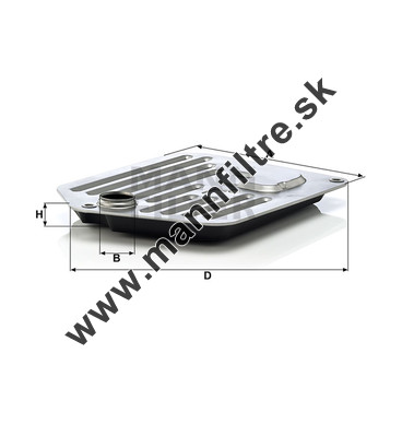Filter automatickej prevodovky MANN FILTER H 2522 x KIT