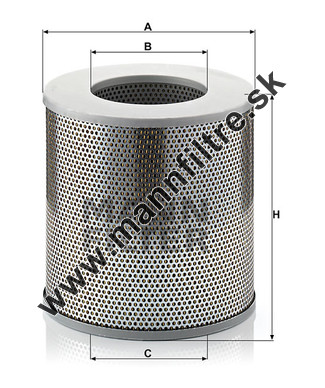 Olejový filter MANN FILTER H 25 444