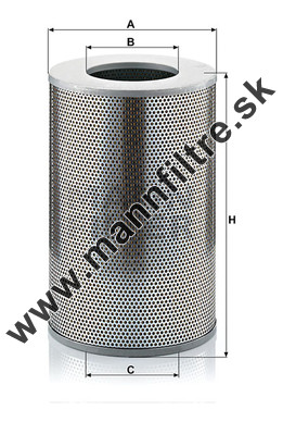 Olejový filter MANN FILTER H 25 669