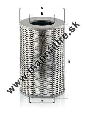 Olejový filter MANN FILTER H 25 669/1