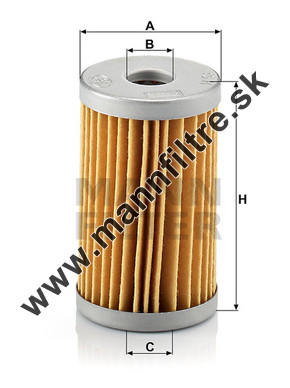 Olejový filter MANN FILTER H 53