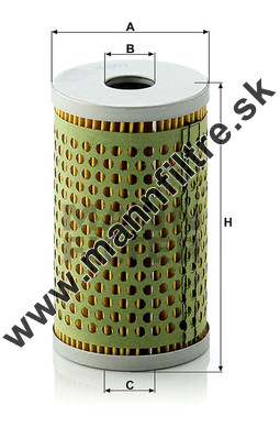 Olejový filter MANN FILTER H 601