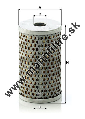 Filter servoriadenia MANN FILTER H 601/4
