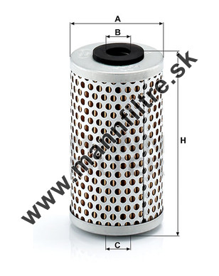 Filter servoriadenia MANN FILTER H 601/6