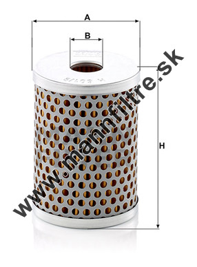 Filter servoriadenia MANN FILTER H 601/8