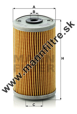 Olejový filter MANN FILTER H 614 n