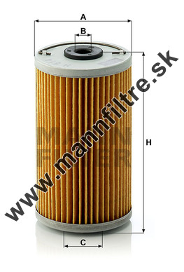 Olejový filter MANN FILTER H 614 x