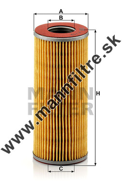 Olejový filter MANN FILTER H 712 k