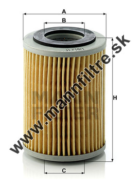 Olejový filter MANN FILTER H 716/1 x