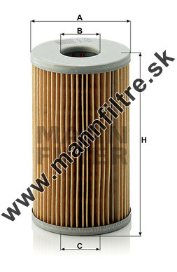 Olejový filter MANN FILTER H 720 x