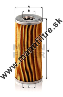 Olejový filter MANN FILTER H 727/4