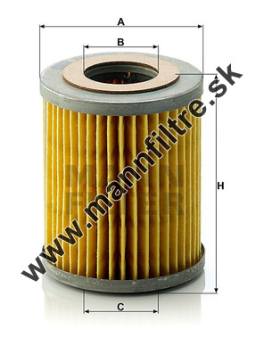 Olejový filter MANN FILTER H 813/1 x