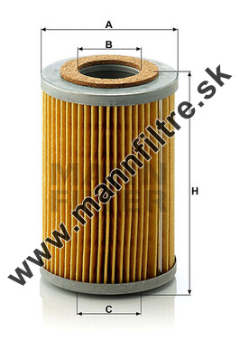 Olejový filter MANN FILTER H 816 x