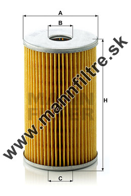 Olejový filter MANN FILTER H 820/3 x