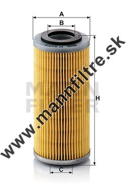 Olejový filter MANN FILTER H 827/1 n