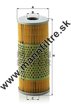Olejový filter MANN FILTER H 829