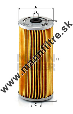 Olejový filter MANN FILTER H 829/1 x