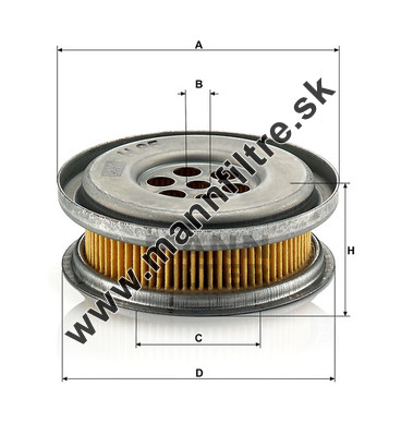 Filter servoriadenia MANN FILTER H 85