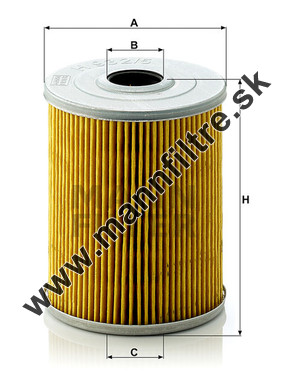 Olejový filter MANN FILTER H 932/5 x