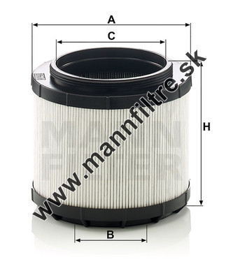 Filter hydrauliky MANN FILTER HD 15 003