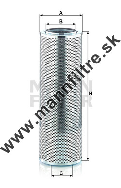 Filter hydrauliky MANN FILTER HD 15 006