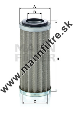 Filter hydrauliky MANN FILTER HD 5002