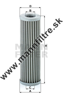 Olejový filter MANN FILTER HD 5006