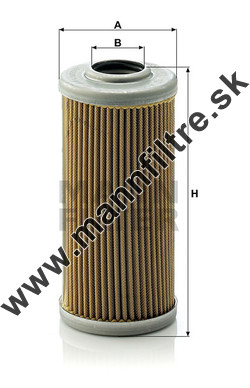 Filter hydrauliky MANN FILTER HD 610