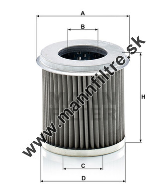 Olejový filter MANN FILTER HD 8008 x