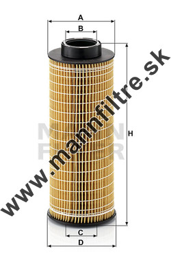 Olejový filter MANN FILTER HU 1072 x