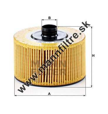 Olejový filter MANN FILTER HU 10 002 z