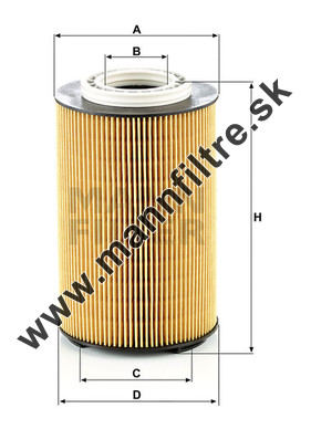 Olejový filter MANN FILTER HU 1291/1 z
