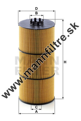 Olejový filter MANN FILTER HU 12 001 z